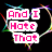 Animated heart-shaped frame with multicolored glowing edges and text that changes from "And I Hate That" to "I Love You!" on a black background.