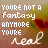 identical pixelated text with 'YOU'RE NOT A fantasy ANYMORE YOU'RE real' in white and red lettering over a blurred floral background
