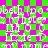 Pixelated green and pink checkered background with repeated white text fragments including 'beth', 'do?', 'step', 'Liz', 'Zie', and partial words.