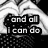 Black-and-white pixelated image showing hands forming a heart shape with text overlays reading 'and all I can do', 'no matter what...', and '-is think about him' across three