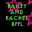 Pixelated green text and pink stars on black background with gray rectangle overlay.