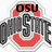 Two side-by-side pixelated icons with red and gray color scheme, each featuring 'OSU' text above a stylized 'OSU' logo and 'ROCKS!' text above a similar logo.