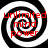 Four identical black-and-white spiral patterns with red text reading 'unlimited mind power' overlaid, arranged in a