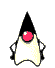 Animated character with black cone-shaped head, red circular eye, and light yellow body in multiple poses against gray background.