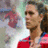 A pixelated image shows a person in red clothing on the left, with blue text reading "i <3 mia hamm" on a solid red background to the right.