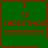 Green square icon with red text and symbols: 'I <3 CHRISTMAS' followed by dotted lines, one version includes a small heart symbol.