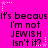 Bright pink background with repeated black text and white star decorations in a