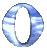 nine blue and white striped circular shapes on a gray background, each with distinct stripe patterns