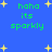 Blue background with yellow star shapes and green text reading "haha its sparkly" in pixelated font.
