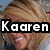 A four- shows a woman with blonde hair and a red heart symbol with text overlays