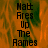 Pixelated text 'Matt Fries Up The Aames' on orange and green background with visible pixelation and color bleeding.