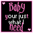 A 3x3 contact sheet of eight animated frames showing a black square icon with pink text and heart symbols, each frame displaying slight variations in the word "need".