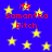 Blue background with yellow stars and red text reading 'its samantha bitch' repeated across the image.