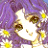 A 48x48 pixel buddy icon featuring a stylized anime character with purple hair and yellow flowers, paired with text reading "Anime IM" on the right side against a black background.