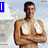 A shirtless man with crossed arms stands against a light blue background, with text overlays and heart symbols changing across frames.