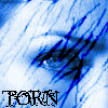 A blue-toned animated sequence showing a close-up of an eye with stylized hair, transitioning through three distinct states while displaying the word 'KORN' at the bottom.