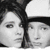 Two grayscale images of two people in a , one with a white cap, the other with dark hair, and a circular logo with 'Th-Metal-Love' text below
