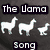 six distinct pixelated images featuring llamas, a duck, and a cake with text overlays