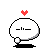 A 4x3 contact sheet of pixel art animation frames showing a white speech bubble with a small black dot and red heart above it, displaying subtle variations in the bubble's outline and internal details across sampled frames.
