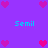 Pixelated purple background with pink heart icons and cyan 'Semil' text repeated in a pattern