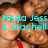 A four- of pixelated photos showing two people with brown hair, one wearing a red strap, with cyan text reading "Neda Jess & Machell," "Best Friends," and "Forever!"