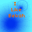 Blue background with orange text reading "I Like Bekah" and animated blue circular patterns shifting across the image.
