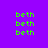 Green pixelated text 'beth' repeated in four vertical on a solid purple background