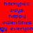 Blue text on red background repeats 'harrype66 says happy valentines by everyone' with a small blue heart symbol replacing the 'y' in 'everyone' in each instance.