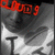 A grayscale image of a person with red text overlays, showing two distinct states where the lower portion is either visible or obscured.