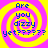 Yellow and pink spiral background with blue text reading 'Are you dizzy yet??????' in four identical quadrants.