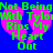 Two pink broken hearts on a blue background with green text reading "Not Being With Tylon Rips My Heart Out" in pixelated font.