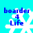 Four identical pixelated icons arranged in a , each featuring blue text over white snowflake-like shapes on cyan background