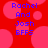 Red background with pink circles and blue text reading 'Rachel And Josh BFFS' in two identical vertical