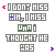 pixelated text icons displaying "I DON'T MISS HIM, I MISS WHO I THOUGHT HE WAS" with color variations across frames