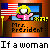 Animated pixel art of a woman at a podium with 'Mrs. President' text, transitioning to a crossed-out version with 'President' text and 'Hell would break loose!' below.
