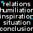 A static digital image displays repeated words in white text on a black background with scattered blue stars.