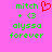 A static pixel art image with a bright pink background displaying green text and symbols including 'mitch', '+ <3', 'alyssa', and 'forever' on the left, and an additional red heart symbol above 'mitch'.