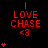 Red text and symbols on black background with animated heart sequences.