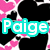 Pixelated text overlays in cyan, green, and yellow on a black-and-white cow-print background with pink hearts.