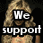 six showing a woman with long blonde hair and text overlays, some include heart symbols