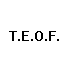 Black pixelated text and stick-figure icons on a gray background, displaying phrases like 'T.E.O.F. LIKES TO HUMP NEWBIES' and 'T.E.O.F. SEXES YOU' with repeated 'HUMP' text.
