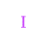 A static image shows a purple 'I' on white background, with four quadrants containing text and star borders.