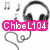 Pixelated image with four distinct sections: headphones with text, colorful hearts, music player icons, and a waveform with text.