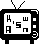 Two pixel-art televisions display a sequence where the central 'S' character changes from lowercase to uppercase.