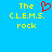 Blue background with yellow text reading "The C.L.E.M.S. rock" and a red pixelated heart symbol replacing the 'O' in "The" on the left side.