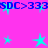 A static image with a bright pink background featuring repeated blue text and cyan stars in various sizes scattered across the frame.