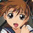 A pixelated anime-style character with brown hair and large eyes appears on the left side of a contact sheet, while the right side displays text "Anime IM" and "COM" in white pixelated font against black background.
