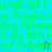 A static image with a bright cyan background and repeating green text in a pixelated font, featuring small blue-green animated figures at specific positions.