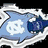 Animated icon with four distinct showing a blue and white character, a basketball, and text reading ALL THE
