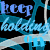 Pixelated blue text 'Troll' and 'buddy' on black background with teal gradient elements, static image.